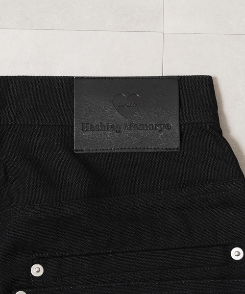 #MEMORY(メモリー)の「【MEMORY】サークルロゴ刺繍 ボタンフライ ワイドパンツ / Wide-leg pants with embroidered club logo and button fly(デニムパンツ・メンズ・ブラウン/ブラック・L/M/S)」の19枚目の写真