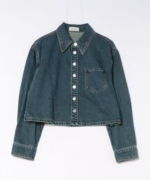 HERENCIA（ヘレンチア）の「【HERENCIA】コンパクトデニムシャツブルゾン（デニムジャケット）」