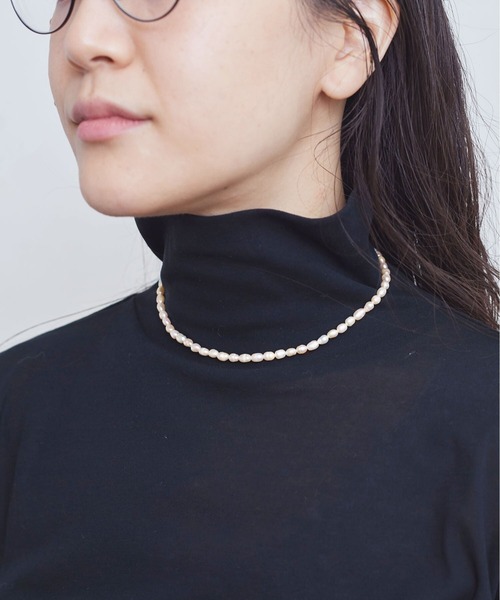 fig Ｌondon（フィグロンドン）の「_petit pearl necklace（ネックレス・レディース・ホワイト・FREE）」の7枚目の写真