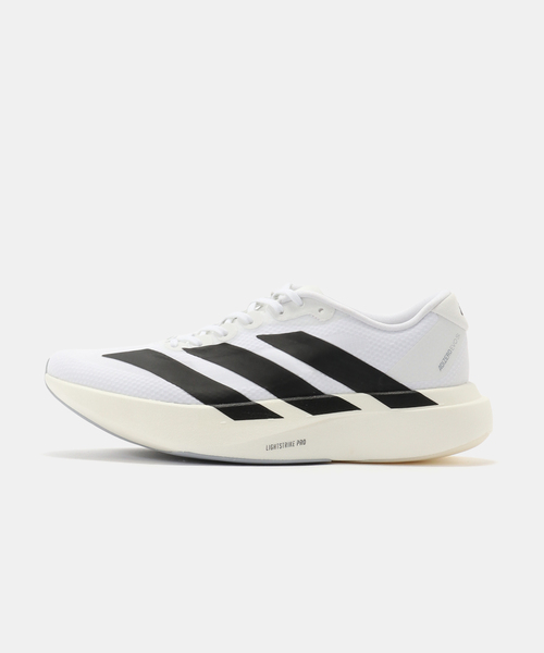 adidas(アディダス)の「adidas ADIZERO EVO SL WOVEN W JR4736(スニーカー・レディース・ホワイト・23cm/23.5cm/24cm)」の1枚目の写真