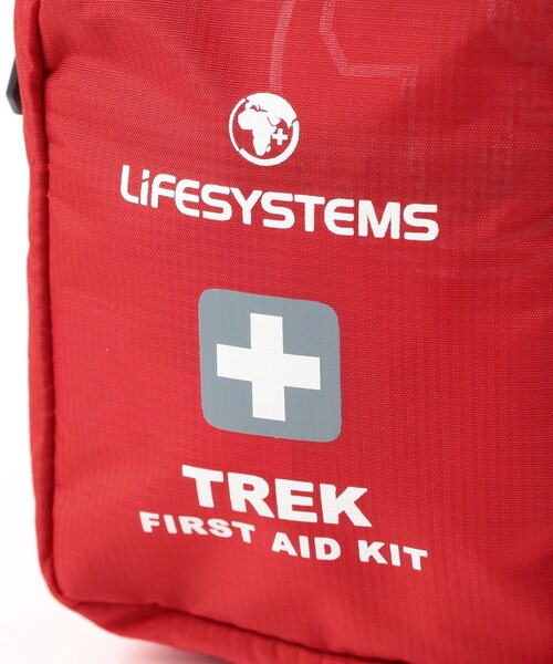 bpr BEAMS（ビーピーアール ビームス ）の「LIFESYSTEMS / トレック・ファーストエイドキットケース（アウトドアグッズ・レディース・レッド・ONE SIZE）」の4枚目の写真