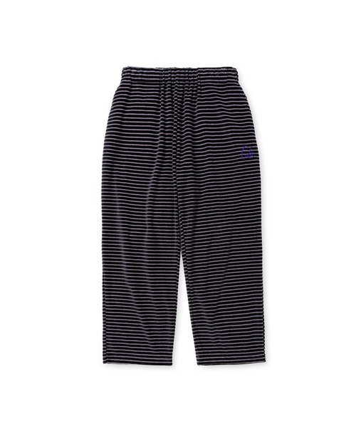 CALEE(キャリー)の「BORDER VELOUR PILE RELAX PANTS(その他パンツ・メンズ・ブラック・X-LARGE/LARGE/MEDIUM)」の8枚目の写真