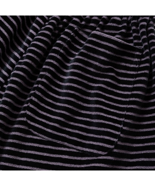 CALEE(キャリー)の「BORDER VELOUR PILE RELAX PANTS(その他パンツ・メンズ・ブラック・X-LARGE/LARGE/MEDIUM)」の4枚目の写真