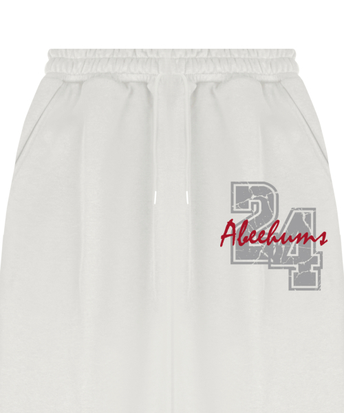 ABEEHUMS(アビハムズ)の「No.24 ロゴスウェットワイドパンツ ABH357-303 アイボリー(スウェットパンツ・レディース・アイボリー・SMALL/MEDIUM)」の3枚目の写真