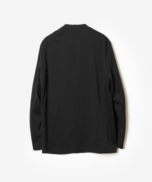 ATTACHMENT(アタッチメント)の「コットンダブルフェイス カラーレスカーディガン / COTTON DOUBLE FACE COLLARLESS CARDIGAN(カーディガン/ボレロ・メンズ・ネイビー/ダークグレー/ブラック/グレイッシュベージュ・3/2/1/4)」の5枚目の写真