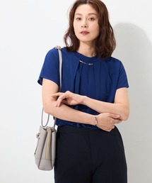 GALLORIA | 【吸汗速乾・接触冷感】パーツ付タックプルオーバー(Tシャツ/カットソー)