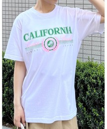 CALIFORNIA Venice Beach デザインプリントTシャツ