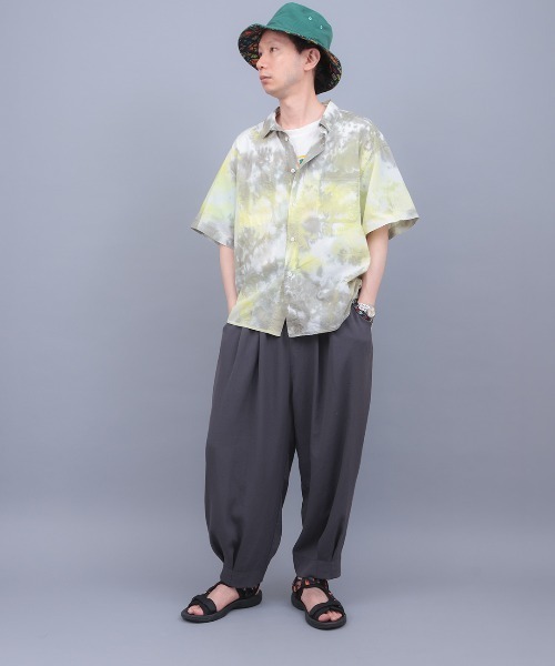 チチカカ(チチカカ)の「エッグタックパンツ(その他パンツ・レディース・ベージュ/チャコールグレー/ブルーグリーン/マスタード・MEDIUM/LARGE/3L)」の6枚目の写真