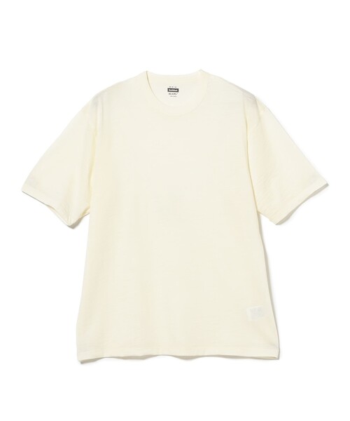 BEAMS PLUS(ビームスプラス)の「【別注】Healthknit / Wool T-shirt(Tシャツ/カットソー・メンズ・オフホワイト/グレー・L/M/S/XL)」の1枚目の写真
