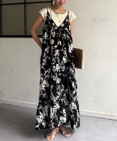 Secret Garden Midi Dress（ワンピース）｜Her lip to（ハーリップ
