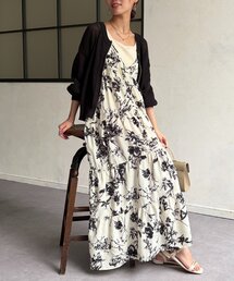 Chez toi（シェトワ）の「【ドット/花柄】ASST柄キャミワンピース（ワンピース）」