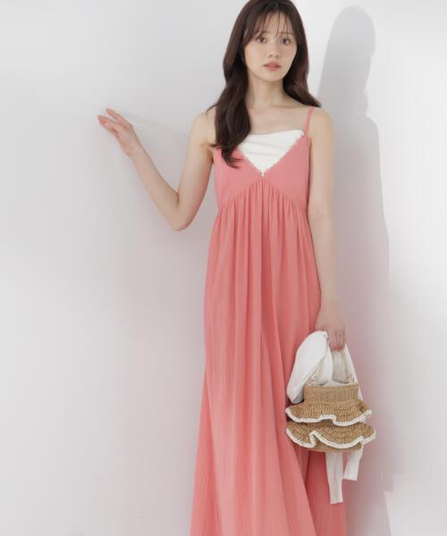 PROPORTION BODY DRESSING(プロポーションボディドレッシング)の「<E>レーストリムコットンボイルワンピース / 1216247700(ワンピース・レディース・ブルー/ピンク・P/S/MEDIUM)」の17枚目の写真