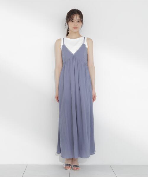 PROPORTION BODY DRESSING(プロポーションボディドレッシング)の「<E>レーストリムコットンボイルワンピース / 1216247700(ワンピース・レディース・ブルー/ピンク・P/S/MEDIUM)」の6枚目の写真