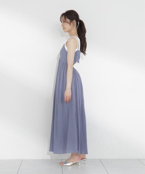 PROPORTION BODY DRESSING(プロポーションボディドレッシング)の「<E>レーストリムコットンボイルワンピース / 1216247700(ワンピース・レディース・ブルー/ピンク・P/S/MEDIUM)」の7枚目の写真