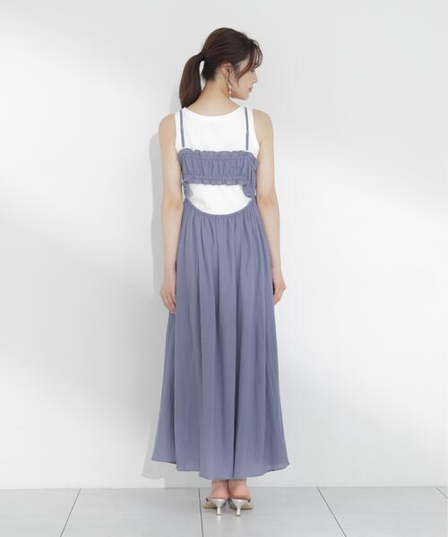 PROPORTION BODY DRESSING(プロポーションボディドレッシング)の「<E>レーストリムコットンボイルワンピース / 1216247700(ワンピース・レディース・ブルー/ピンク・P/S/MEDIUM)」の8枚目の写真