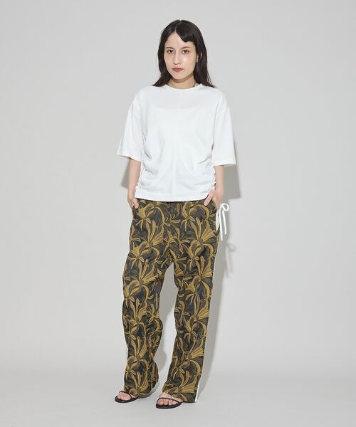 GARAGE OF GOOD CLOTHING(ガレージオブグッドクロージング)の「フラワーサイドラインドロストパンツ(その他パンツ・レディース・イエロー・FREE)」の15枚目の写真