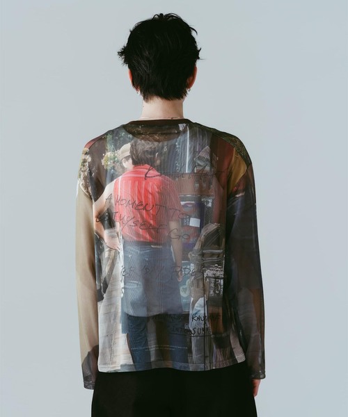 Knuth Marf(クヌースマーフ)の「Knuth Marf / クヌースマーフ oji sheer long-sleeve tee(Tシャツ/カットソー・レディース・ブラウン・FREE)」の12枚目の写真