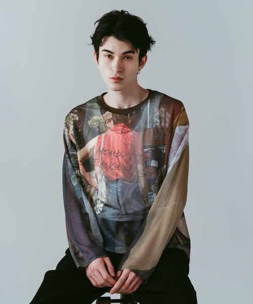 Knuth Marf(クヌースマーフ)の「Knuth Marf / クヌースマーフ oji sheer long-sleeve tee(Tシャツ/カットソー・レディース・ブラウン・FREE)」の14枚目の写真
