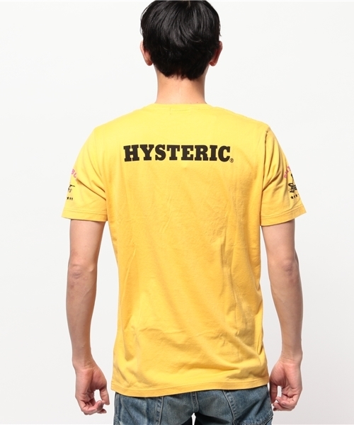 HYSTERIC GLAMOUR（ヒステリックグラマー）の「MISS SEPTEMBER pt ポケ付T-SH（Tシャツ/カットソー・メンズ・ホワイト/イエロー/ブラック・LARGE/SMALL/MEDIUM）」の7枚目の写真