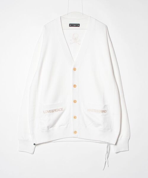 mastermind JAPAN(マスターマインド)の「EMBROIDERED CARDIGAN(カーディガン/ボレロ・メンズ・イエロー/レッド/ホワイト・XL)」の1枚目の写真
