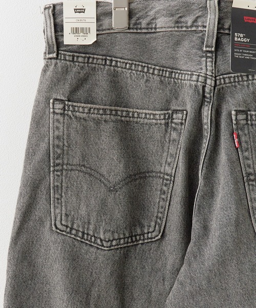 Levi's(リーバイス)の「LEVI'S/ 578 BAGGY DENIM JEANS/ A47500058 秋服 冬服(デニムパンツ・メンズ・ライトブラック・30inch/32inch/34inch)」の6枚目の写真