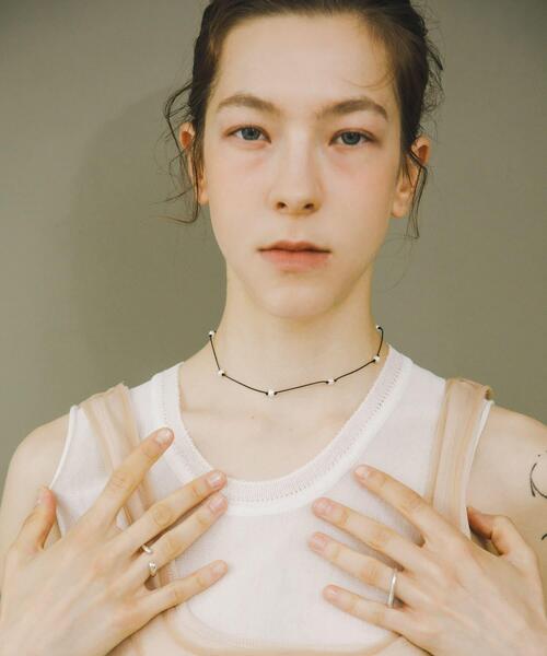 URBAN RESEARCH(アーバンリサーチ)の「decor『デコール』 ROW CODE NECKLACE(ネックレス・レディース・ブラック系その他/ホワイト系その他・-)」の3枚目の写真