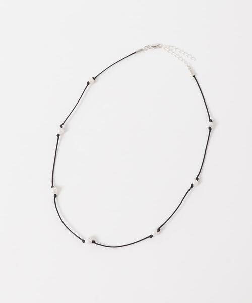 URBAN RESEARCH(アーバンリサーチ)の「decor『デコール』 ROW CODE NECKLACE(ネックレス・レディース・ブラック系その他/ホワイト系その他・-)」の5枚目の写真