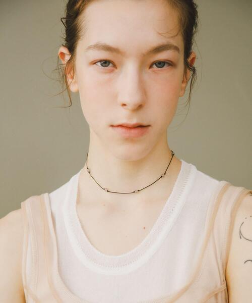 URBAN RESEARCH(アーバンリサーチ)の「decor『デコール』 ROW CODE NECKLACE(ネックレス・レディース・ブラック系その他/ホワイト系その他・-)」の12枚目の写真