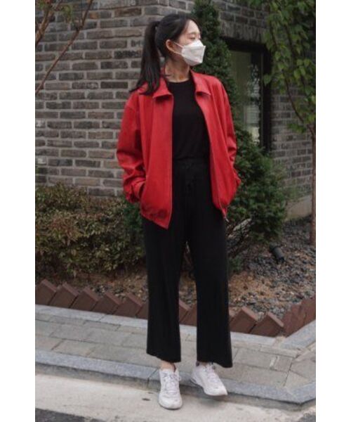 LEFTSEOUL（レフトソウル）の「クラシックラムスキンジャケット[レッド]（ライダースジャケット・レディース・その他・S/XL/L/M）」の7枚目の写真