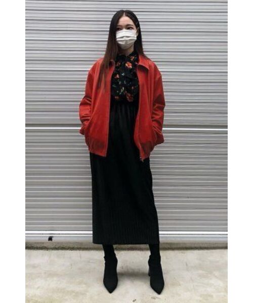 LEFTSEOUL（レフトソウル）の「クラシックラムスキンジャケット[レッド]（ライダースジャケット・レディース・その他・S/XL/L/M）」の17枚目の写真