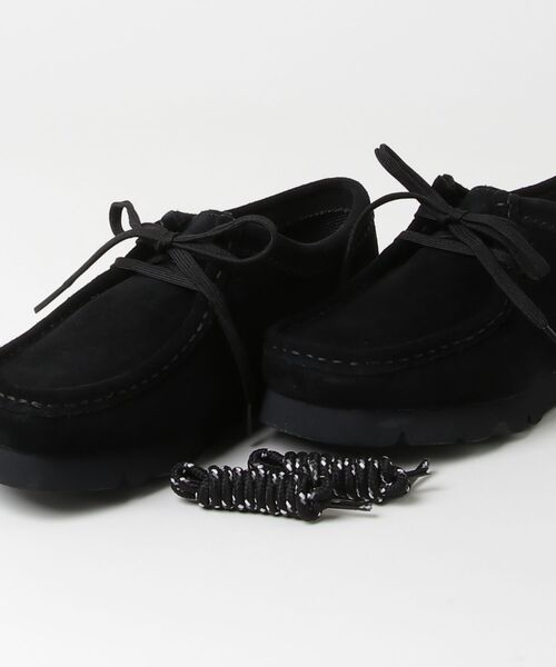 Clarks（クラークス）の「WALLABEE GTX BLACK SDE（スニーカー・レディース・ブラック・24.0cm/23.5cm/23.0cm/25.0cm/24.5cm）」の4枚目の写真