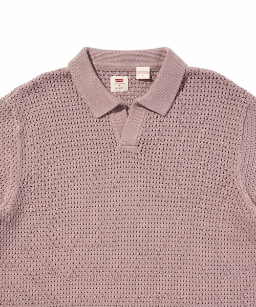 Levi's(リーバイス)の「Levi's/リーバイス ディロン オープンカラーポロシャツ(ポロシャツ・メンズ・パープル・XL/S/M/L)」の6枚目の写真