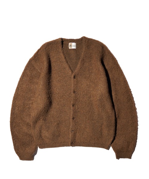 TOWNCRAFT(タウンクラフト)の「TOWNCRAFT / タウンクラフト MOHAIR SHAGGY CARDIGAN モヘア シャギーカーディガン(カーディガン/ボレロ・メンズ・グレー/ブラウン/イエロー/オリーブ/レッド/ブラック/グリーン・SMALL/MEDIUM/LARGE)」の3枚目の写真