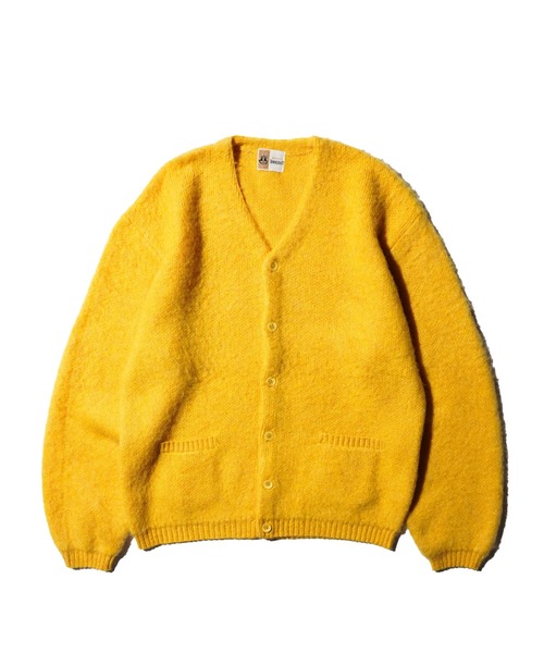 TOWNCRAFT(タウンクラフト)の「TOWNCRAFT / タウンクラフト MOHAIR SHAGGY CARDIGAN モヘア シャギーカーディガン(カーディガン/ボレロ・メンズ・グレー/ブラウン/イエロー/オリーブ/レッド/ブラック/グリーン・SMALL/MEDIUM/LARGE)」の6枚目の写真
