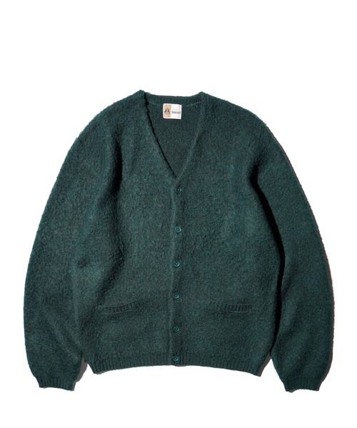 TOWNCRAFT(タウンクラフト)の「TOWNCRAFT / タウンクラフト MOHAIR SHAGGY CARDIGAN モヘア シャギーカーディガン(カーディガン/ボレロ・メンズ・グレー/ブラウン/イエロー/オリーブ/レッド/ブラック/グリーン・SMALL/MEDIUM/LARGE)」の5枚目の写真