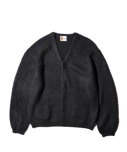 TOWNCRAFT(タウンクラフト)の「TOWNCRAFT / タウンクラフト MOHAIR SHAGGY CARDIGAN モヘア シャギーカーディガン(カーディガン/ボレロ・メンズ・グレー/ブラウン/イエロー/オリーブ/レッド/ブラック/グリーン・SMALL/MEDIUM/LARGE)」の1枚目の写真