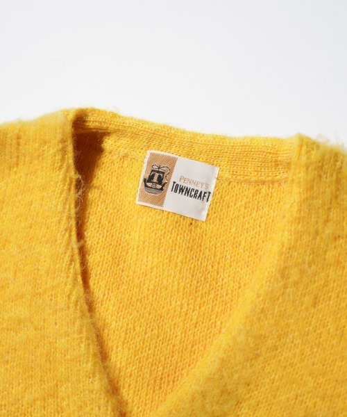 TOWNCRAFT(タウンクラフト)の「TOWNCRAFT / タウンクラフト MOHAIR SHAGGY CARDIGAN モヘア シャギーカーディガン(カーディガン/ボレロ・メンズ・グレー/ブラウン/イエロー/オリーブ/レッド/ブラック/グリーン・SMALL/MEDIUM/LARGE)」の14枚目の写真