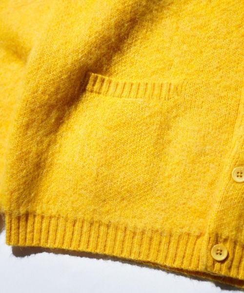 TOWNCRAFT(タウンクラフト)の「TOWNCRAFT / タウンクラフト MOHAIR SHAGGY CARDIGAN モヘア シャギーカーディガン(カーディガン/ボレロ・メンズ・グレー/ブラウン/イエロー/オリーブ/レッド/ブラック/グリーン・SMALL/MEDIUM/LARGE)」の16枚目の写真