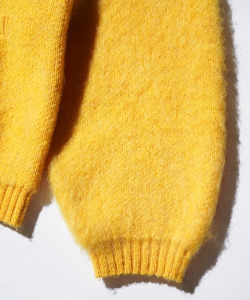TOWNCRAFT(タウンクラフト)の「TOWNCRAFT / タウンクラフト MOHAIR SHAGGY CARDIGAN モヘア シャギーカーディガン(カーディガン/ボレロ・メンズ・グレー/ブラウン/イエロー/オリーブ/レッド/ブラック/グリーン・SMALL/MEDIUM/LARGE)」の17枚目の写真