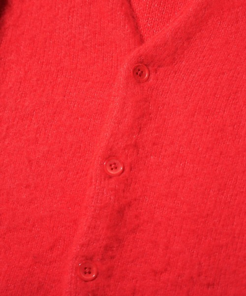TOWNCRAFT(タウンクラフト)の「TOWNCRAFT / タウンクラフト MOHAIR SHAGGY CARDIGAN モヘア シャギーカーディガン(カーディガン/ボレロ・メンズ・グレー/ブラウン/イエロー/オリーブ/レッド/ブラック/グリーン・SMALL/MEDIUM/LARGE)」の21枚目の写真