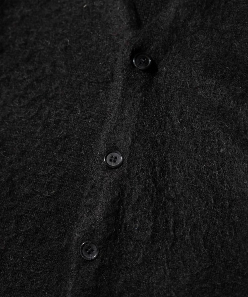 TOWNCRAFT(タウンクラフト)の「TOWNCRAFT / タウンクラフト MOHAIR SHAGGY CARDIGAN モヘア シャギーカーディガン(カーディガン/ボレロ・メンズ・グレー/ブラウン/イエロー/オリーブ/レッド/ブラック/グリーン・SMALL/MEDIUM/LARGE)」の9枚目の写真
