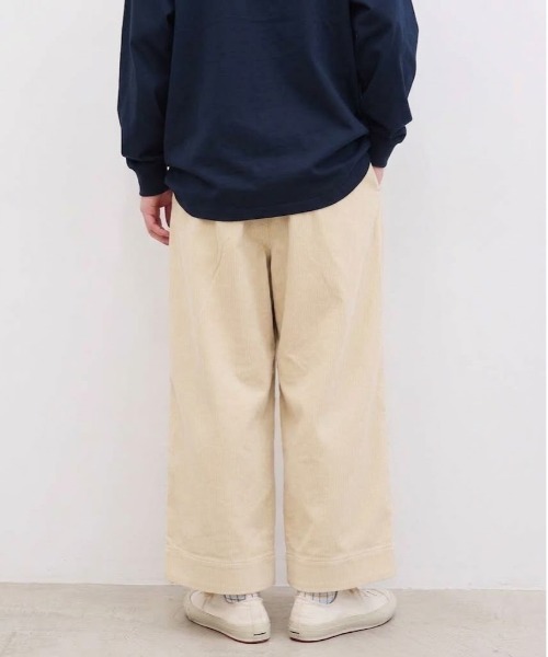 l'atelier du savon(アトリエドサボン)の「9Wコーデュロイ 後ろゴムパンツ(その他パンツ・レディース・アイボリー/ピンク/ダークブラウン・FREE)」の7枚目の写真