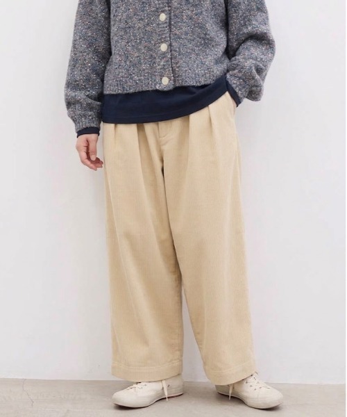 l'atelier du savon(アトリエドサボン)の「9Wコーデュロイ 後ろゴムパンツ(その他パンツ・レディース・アイボリー/ピンク/ダークブラウン・FREE)」の8枚目の写真