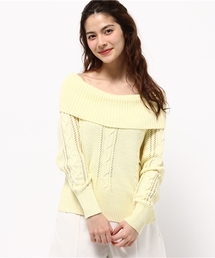 one after another NICE CLAUP | オフショルニット(ニット/セーター)