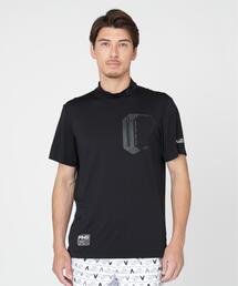 【PING APPAREL】ナイロンサッカー半袖ハイネックシャツ ＜GOLD＞ (MENS)