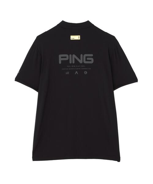 PING(ピン)の「【PING APPAREL】ナイロンサッカー半袖ハイネックシャツ <GOLD> (MENS)(Tシャツ/カットソー・メンズ・ブラック/ホワイト/グレー・L/M/LL/S/LL1)」の12枚目の写真