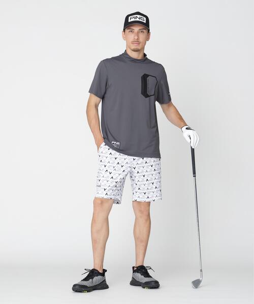 PING(ピン)の「【PING APPAREL】ナイロンサッカー半袖ハイネックシャツ <GOLD> (MENS)(Tシャツ/カットソー・メンズ・ブラック/ホワイト/グレー・L/M/LL/S/LL1)」の18枚目の写真