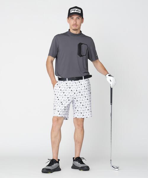 PING(ピン)の「【PING APPAREL】ナイロンサッカー半袖ハイネックシャツ <GOLD> (MENS)(Tシャツ/カットソー・メンズ・ブラック/ホワイト/グレー・L/M/LL/S/LL1)」の19枚目の写真