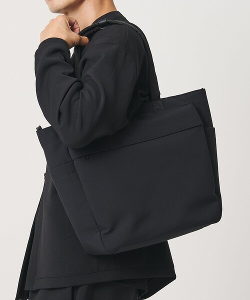 BEAUTY&YOUTH UNITED ARROWS（ビューティーアンドユースユナイテッドアローズ）の「小松マテーレ トート バッグ（トートバッグ・メンズ・ブラック・FREE）」の2枚目の写真