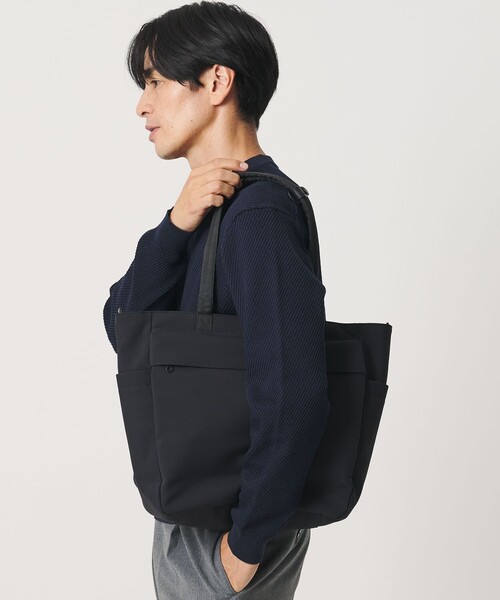 BEAUTY&YOUTH UNITED ARROWS（ビューティーアンドユースユナイテッドアローズ）の「小松マテーレ トート バッグ（トートバッグ・メンズ・ブラック・FREE）」の3枚目の写真